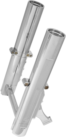 PERFORMANCE MACHINE (PM) Fork Leg Kit - Chrome - Lower - Single Disc - '14-'20 FL 0208-2099-CH