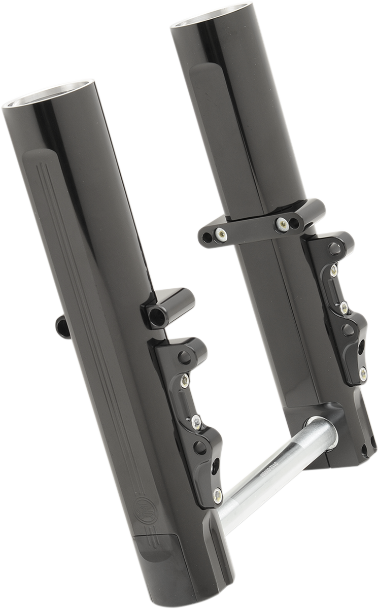 PERFORMANCE MACHINE (PM) Fork Leg Kit - Black - Lower - Dual Disc - '14-'20 FL 0208-2096-B