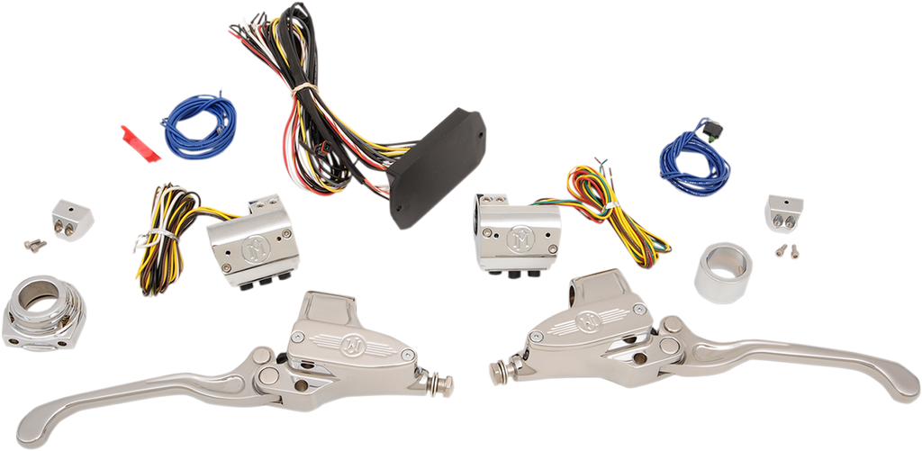 PERFORMANCE MACHINE (PM) Handlebar Controls - Hydraulic - 9/16" Master Cylinder - Chrome 0062-4024-CH