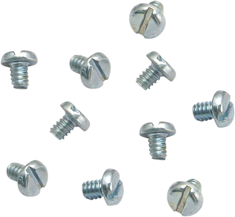 S&S CYCLE Slotted Pan Head Screws - 10 Pack 50-0062