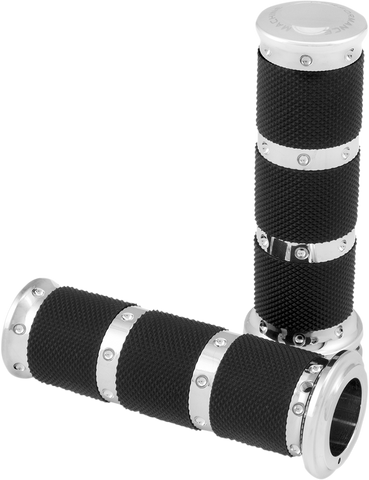 PERFORMANCE MACHINE (PM) Grips - XLS - Cable - Chrome 0063-2086-CH