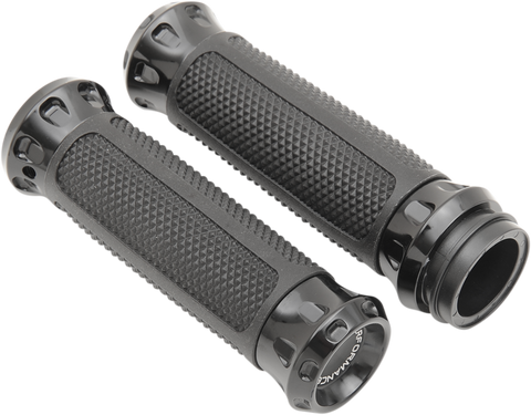 PERFORMANCE MACHINE (PM) Grips - Overdrive - TBW - Black 0063-2082-B