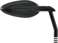 PERFORMANCE MACHINE (PM) Mirror - Vision - Blade - Side View - Teardrop - Black/Contrast Cut - Left/Right 0064-2026-BM