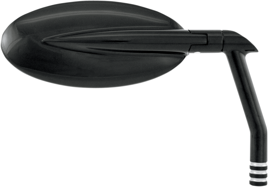 PERFORMANCE MACHINE (PM) Mirror - Vision - Side View - Oval - Black/Contrast Cut - Left/Right 0064-2029-BM