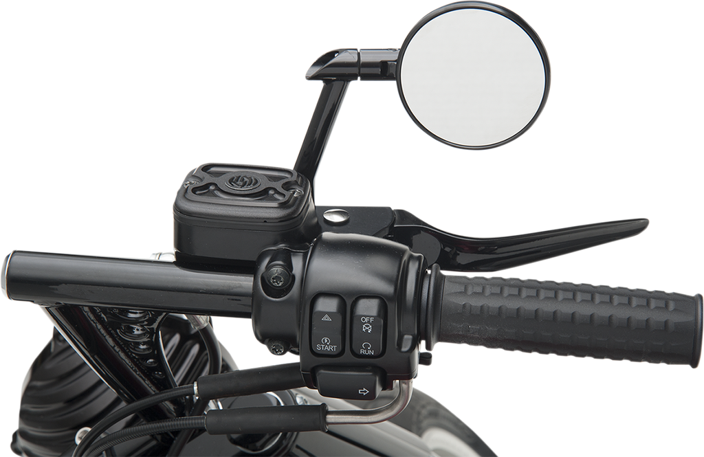 PERFORMANCE MACHINE (PM) Mirror - Vision - Side View - Round - Black/Contrast Cut - Left/Right 0064-2035-BM