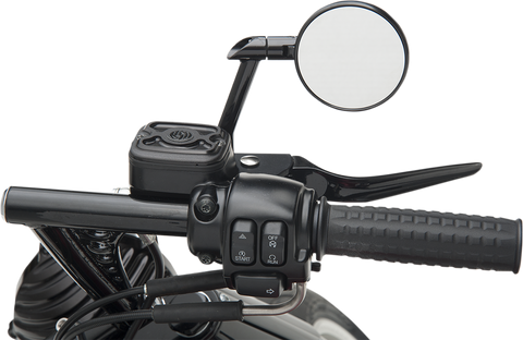 PERFORMANCE MACHINE (PM) Mirror - Vision - Side View - Round - Black/Contrast Cut - Left/Right 0064-2035-BM