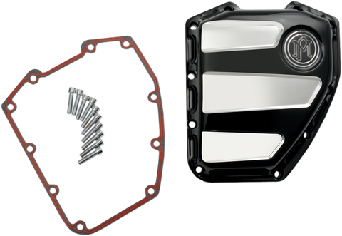 PERFORMANCE MACHINE (PM) Cam Cover - Scalloped - Platinum Cut - Twin Cam 0177-2020-BMP