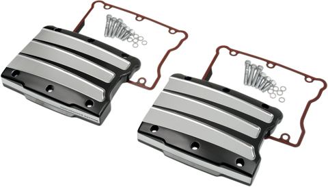 PERFORMANCE MACHINE (PM) Rocker Cover Box - Scalloped - Platinum Cut - Twin Cam 0177-2021-BMP