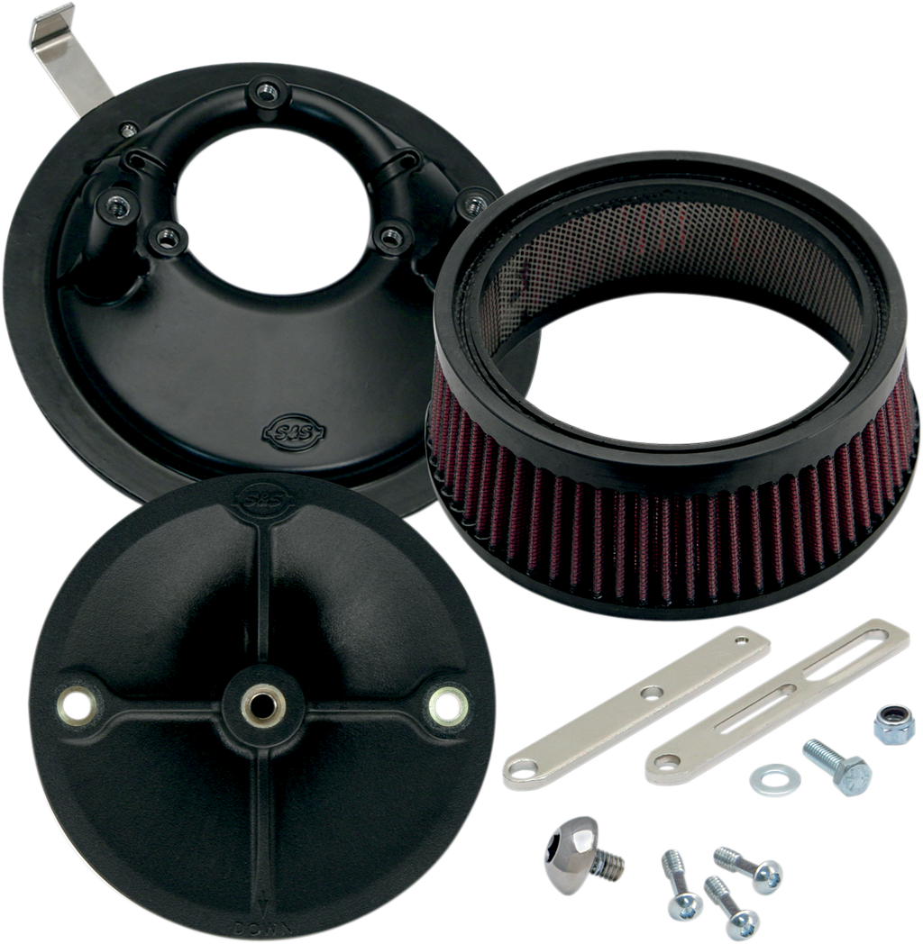 S&S CYCLE Super Stock* Stealth Air Cleaner Kit - Black 170-0176