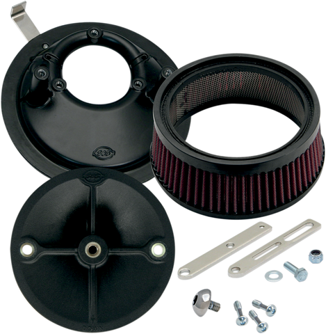 S&S CYCLE Super Stock* Stealth Air Cleaner Kit - Black 170-0176
