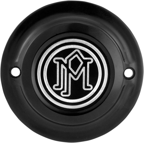 PERFORMANCE MACHINE (PM) Ignition Cover - 2 Hole - Contrast Cut - M8 0177-2064-BM