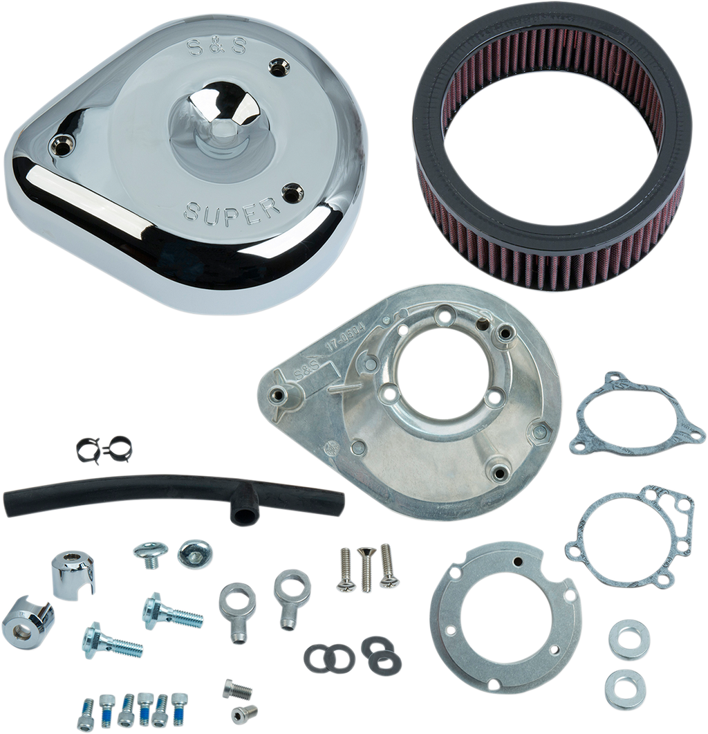 S&S CYCLE Teardrop Air Cleaner - Chrome 170-0305B