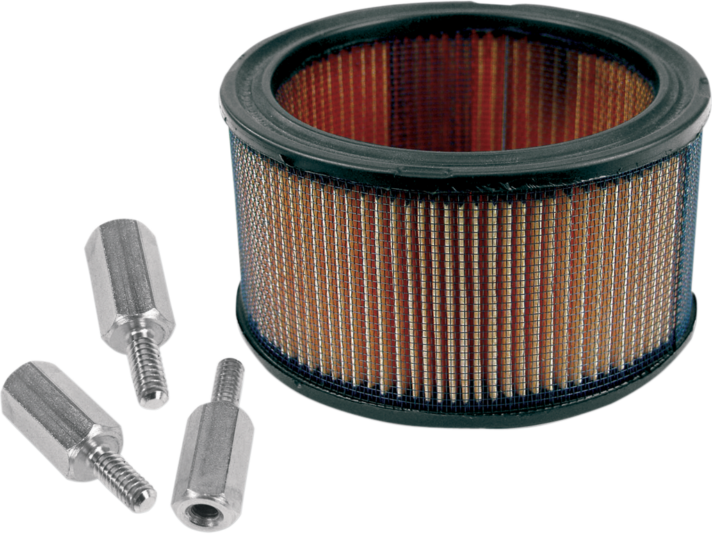 S&S CYCLE High-Flow Air Filter & Adapter Kit - Super E/G Carburetor 17-0045