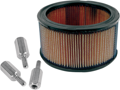 S&S CYCLE High-Flow Air Filter & Adapter Kit - Super E/G Carburetor 17-0045