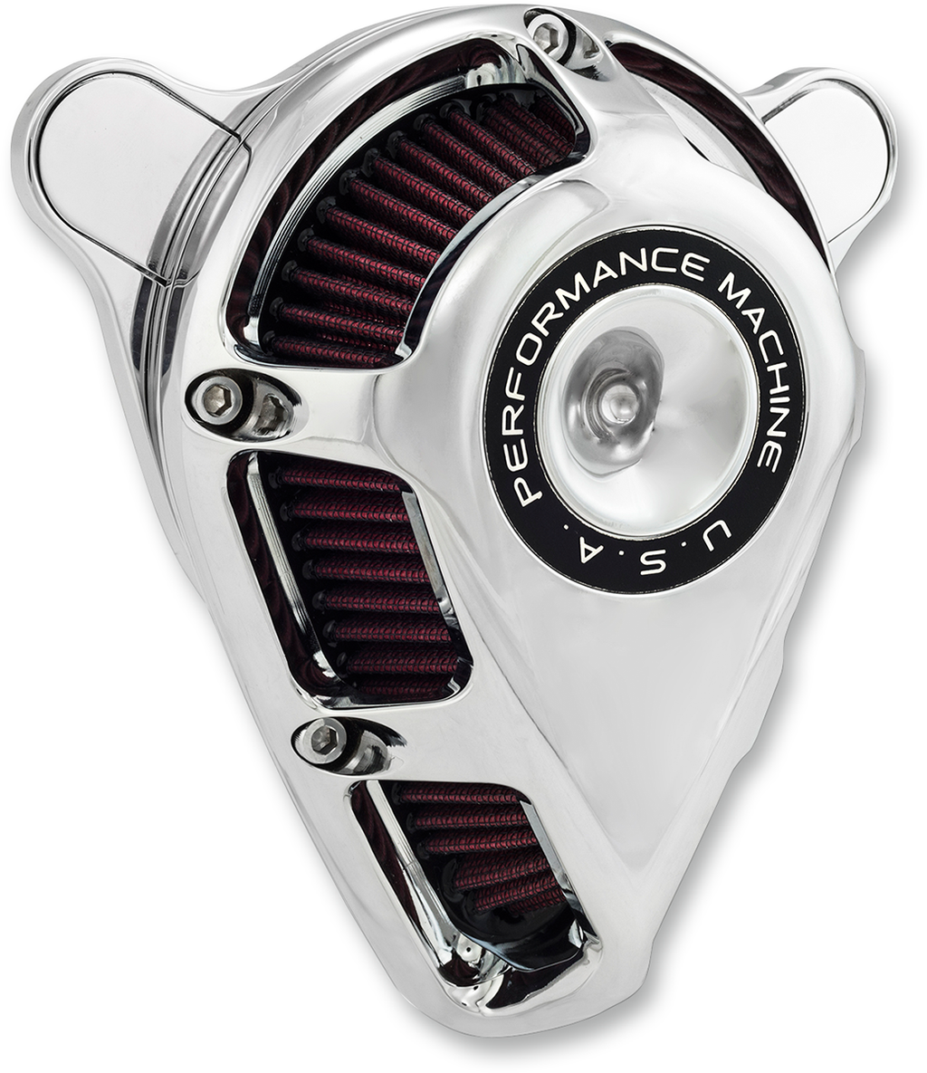 PERFORMANCE MACHINE (PM) Jet Air Cleaner Kit - Chrome 0206-2113-CH