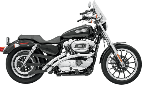 BASSANI XHAUST Radial Sweeper Exhaust - Chrome - '86-'03 XL XL-FF12