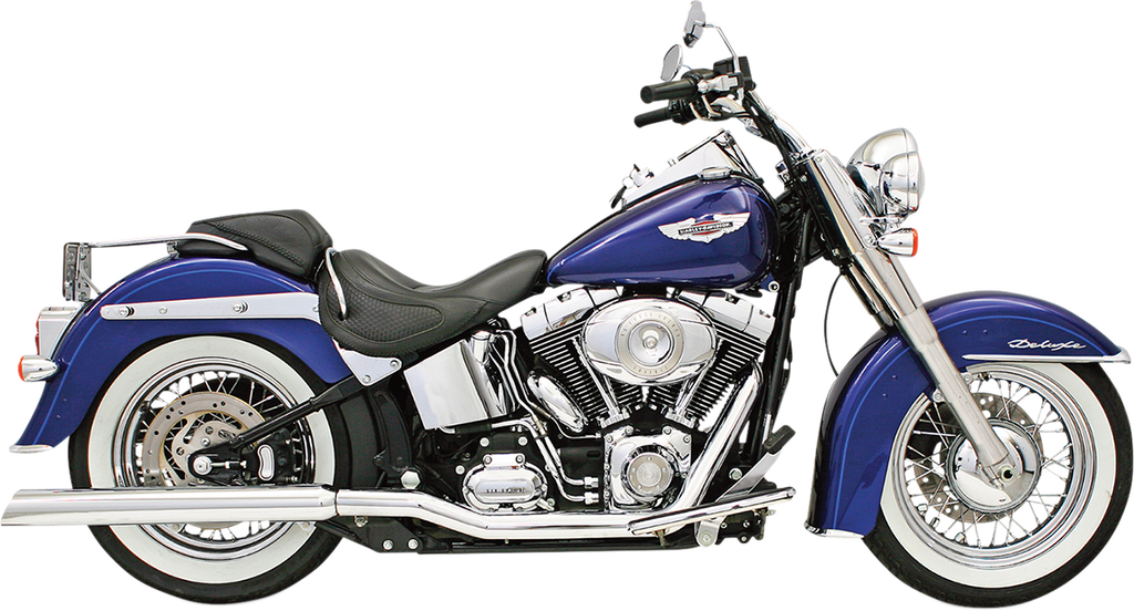 BASSANI XHAUST Tru Dual Exhaust - '86-'06 Softail SFT-211