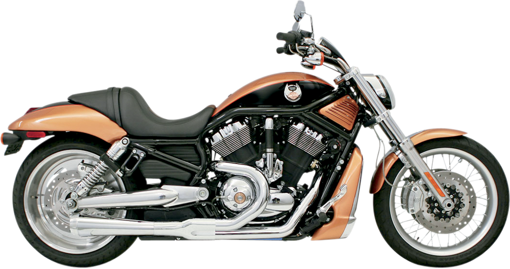 BASSANI XHAUST Road Rage 2:1 Exhaust - Chrome 1V12J