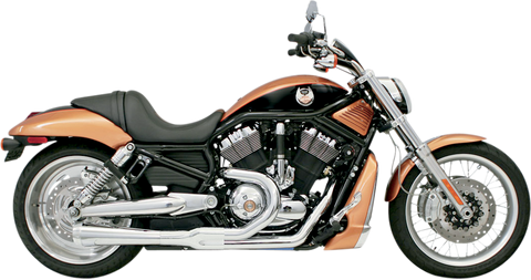 BASSANI XHAUST Road Rage 2:1 Exhaust - Chrome 1V12J