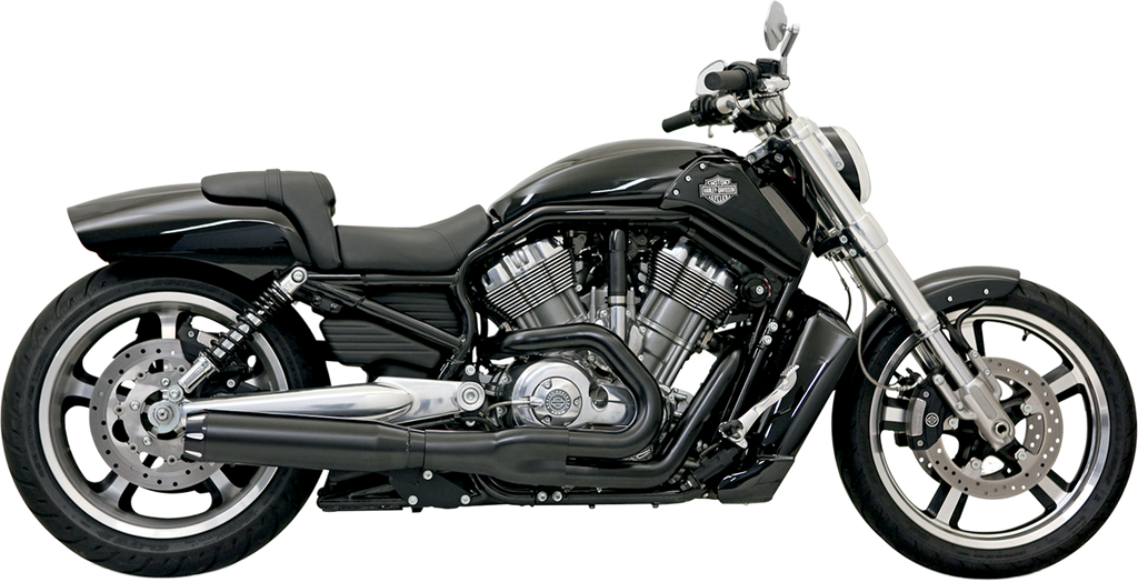 BASSANI XHAUST B1 2:1 Exhaust - Black 1V38RB