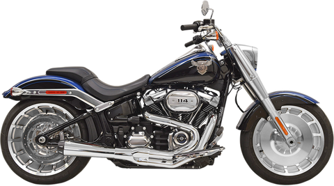 BASSANI XHAUST 2:1 Exhaust - Chrome 1S62R