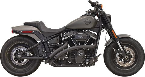 BASSANI XHAUST Radial Sweeper Exhaust - Black 1S21FB