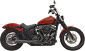 BASSANI XHAUST 2-into-1 Road Rage Exhaust System - Black 1S72RB