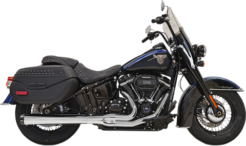 BASSANI XHAUST 2-into-1 Road Rage Exhaust System - Chrome 1S91R