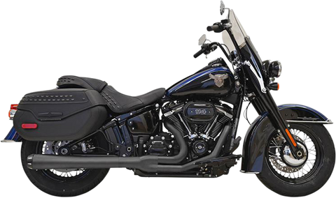 BASSANI XHAUST 2-into-1 Road Rage Exhaust System - Black 1S91RB
