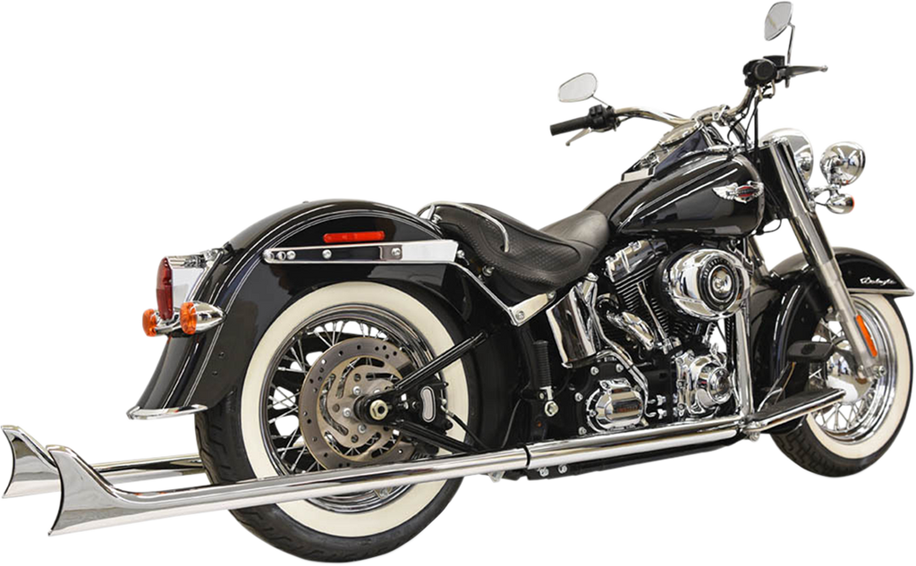BASSANI XHAUST Fishtail Exhaust - 39" - Softail 1S26E-39