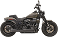 BASSANI XHAUST 2-into-1 Road Rage Exhaust System - Black 1S92RB