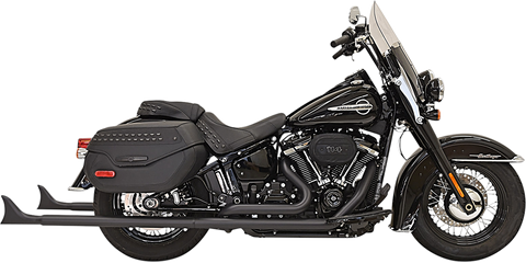 BASSANI XHAUST Fishtail Exhaust with Baffle - 39" 1S96EB39