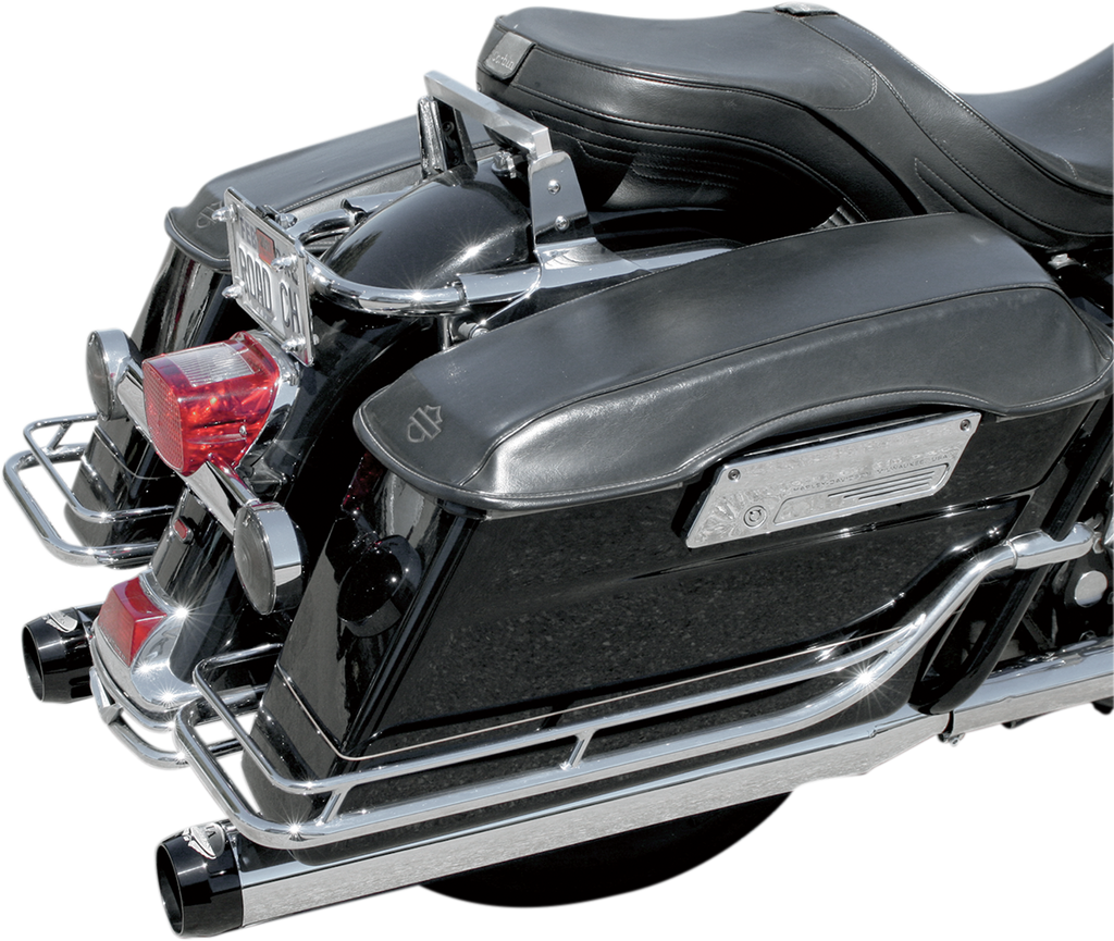 BASSANI XHAUST 4" Quick Change Mufflers - Black - FL '95-'16 1F740B