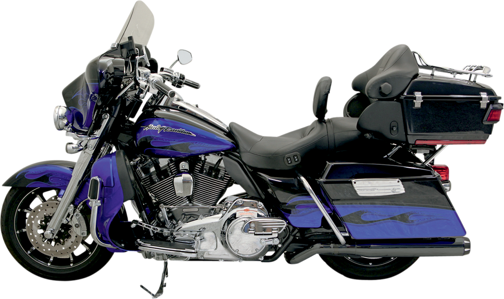 BASSANI XHAUST B1 Pseudo Muffler - Black - FL '09 - '20 1F59RB