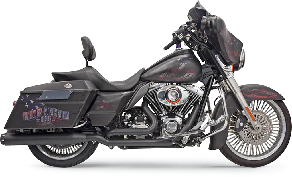 BASSANI XHAUST Down Under Headpipes - Black 11425A