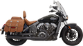 BASSANI XHAUST 2:1 Exhaust - Black - Long - Scout 8S11JB