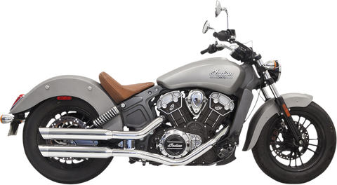 BASSANI XHAUST 3" Mufflers - Chrome - Scout 8S17SC