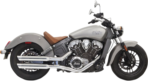 BASSANI XHAUST 3" Mufflers for Scout - Chrome 8S27SC