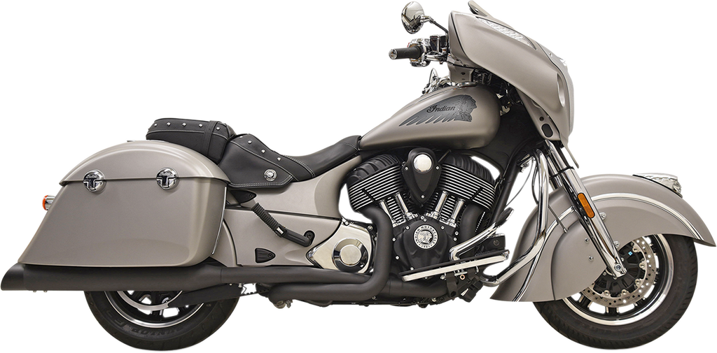 BASSANI XHAUST True Dual Exhaust - Black 8C16BSB