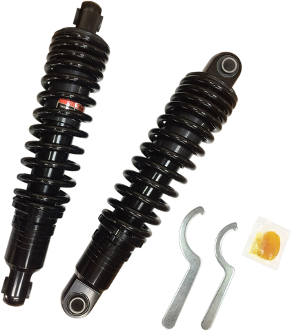 DRAG SPECIALTIES SHOCKS Premium Ride-Height Adjustable Shocks - Black - Heavy Duty - 13" C16-0154HB