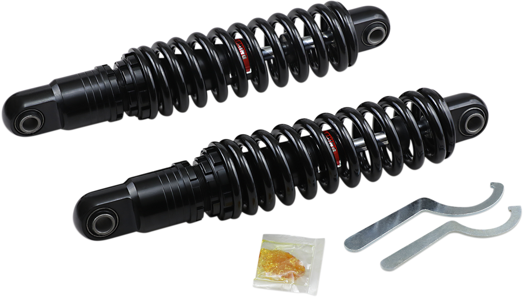 DRAG SPECIALTIES SHOCKS Premium Ride-Height Adjustable Shocks - Black - Heavy Duty - 13" C16-0157HB