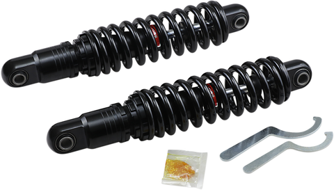 DRAG SPECIALTIES SHOCKS Premium Ride-Height Adjustable Shocks - Black - Heavy Duty - 13" C16-0157HB