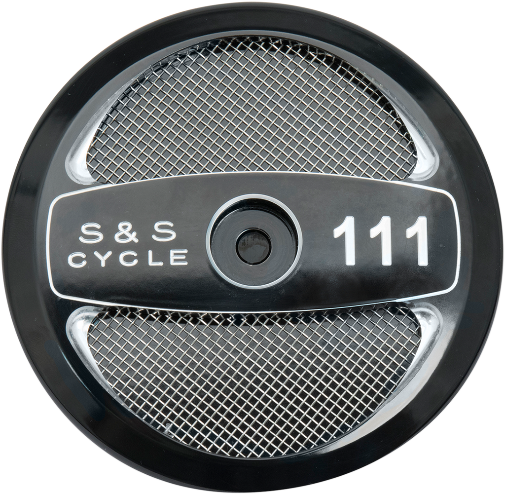 S&S CYCLE Stealth Air Cleaner Cover - Black - 111" 170-0319