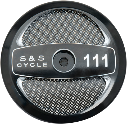 S&S CYCLE Stealth Air Cleaner Cover - Black - 111" 170-0319