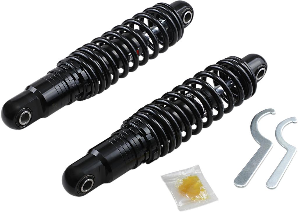 DRAG SPECIALTIES SHOCKS Premium Ride-Height Adjustable Shocks - Black - Heavy Duty - 12" C16-0162HB