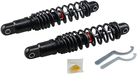 DRAG SPECIALTIES SHOCKS Premium Ride-Height Adjustable Shocks - Black - Heavy Duty - 13" C16-0163HB