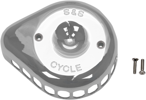 S&S CYCLE Mini Teardrop Air Cleaner Cover - Chrome 170-0367