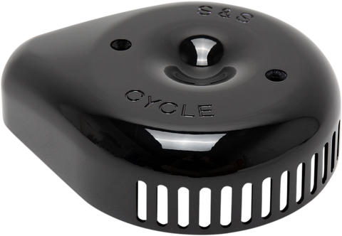 S&S CYCLE Slasher Air Cleaner Cover - Black 170-0533