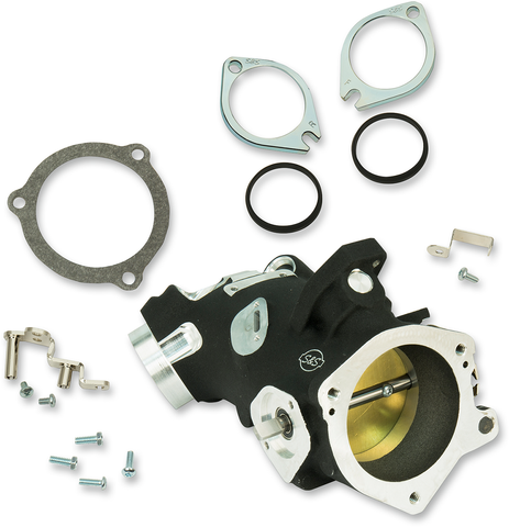 S&S CYCLE Throttle Hog Cable Operated Throttle Body Kit - Black - 58 mm - 124" Engine 170-0338