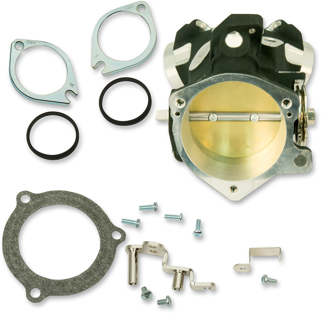 S&S CYCLE Throttle Hog Cable Operated Throttle Body Kit - Black - 66 mm - 124" Engine 170-0341